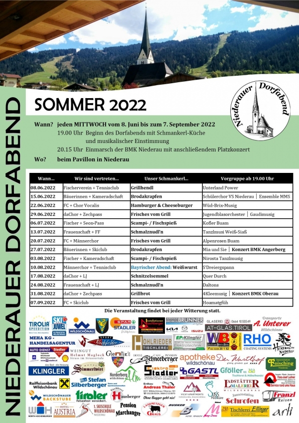 niederauer dorfabend 2023
