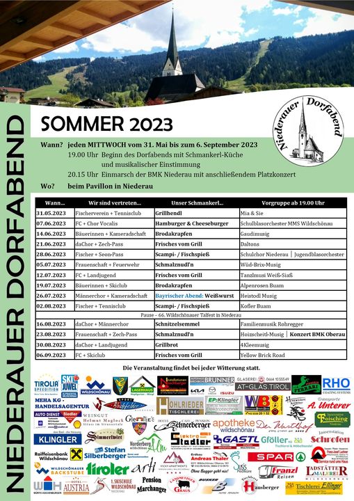niederauer dorfabend2023